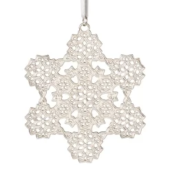 The Met Store 2024 Sterling Silver Snowflake Ornament