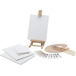 The Met Store Acrylic Paint and Tabletop Easel Set