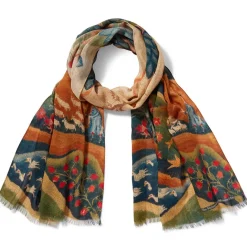The Met Store American Folk Art Landscape Oblong Scarf