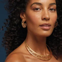 The Met Store Ancient Fretwork Earrings