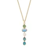 The Met Store Ancient Mixed Motifs Glass Pendant Drop Necklace