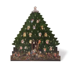 The Met Store Angel Tree Wooden Advent Calendar
