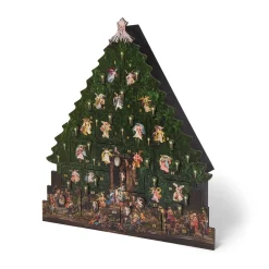 The Met Store Angel Tree Wooden Advent Calendar