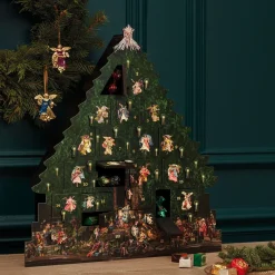 The Met Store Angel Tree Wooden Advent Calendar