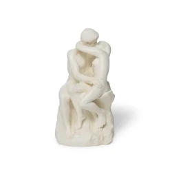 The Met Store Auguste Rodin: The Kiss Medium White Sculpture