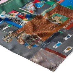 The Met Store Bearden The Block Oblong Silk Scarf