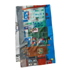 The Met Store Bearden The Block Oblong Silk Scarf
