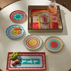 The Met Store Boscoreale Fresco Wood Lacquer Tray