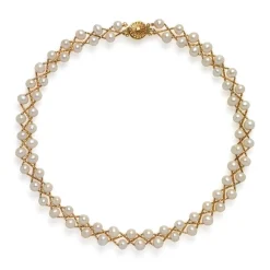 The Met Store Braided Pearl Necklace