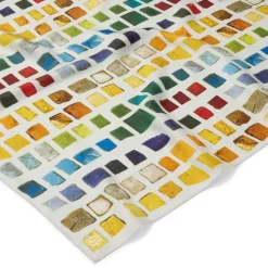 The Met Store Byzantine Tesserae Oblong Silk Scarf