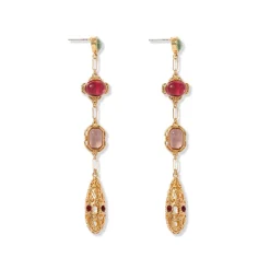 The Met Store Cascading Gems Drop Earrings