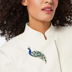 The Met Store Chelsea Peacock Brooch