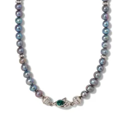 The Met Store Chelsea Peacock Pearl Necklace