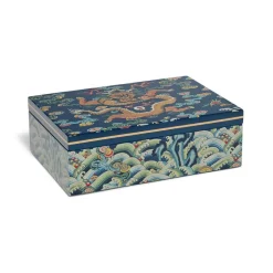 The Met Store Chinese Dragon Rank Badge Lacquer Box