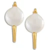 The Met Store Coin Pearl Earrings