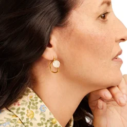 The Met Store Coin Pearl Earrings
