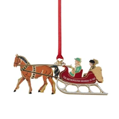 The Met Store Currier & Ives Winter Sleigh Ornament