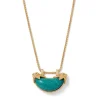 The Met Store Cypriot Jade Crescent Pendant Necklace
