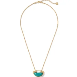 The Met Store Cypriot Jade Crescent Pendant Necklace
