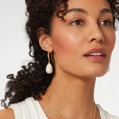 The Met Store Cypriot Twist Pearl Drop Earrings