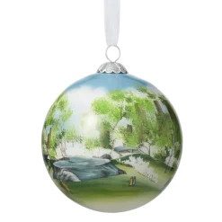 The Met Store Dehn Spring in Central Park Hand-Painted Glass Ornament