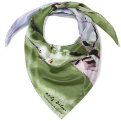 The Met Store Dehn Spring in Central Park Square Silk Scarf