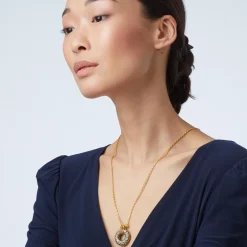 The Met Store Egyptian Feather Pendant Necklace