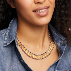 The Met Store Egyptian Fringe Collar Necklace