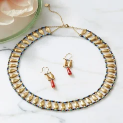 The Met Store Egyptian Fringe Collar Necklace