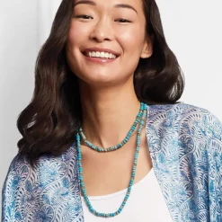 The Met Store Egyptian Hathor Turquoise Long Necklace