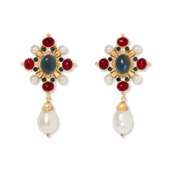 The Met Store Ellen Jeweled Earrings