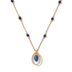 The Met Store Etruscan Lapis Pendant Necklace