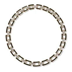 The Met Store European Buckle Enamel Collar Necklace