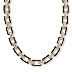 The Met Store European Buckle Enamel Collar Necklace