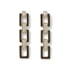 The Met Store European Buckle Enamel Drop Earrings