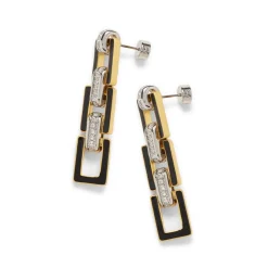 The Met Store European Buckle Enamel Drop Earrings