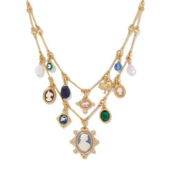The Met Store European Cameo Charm Necklace