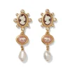 The Met Store European Cameo Drop Earrings