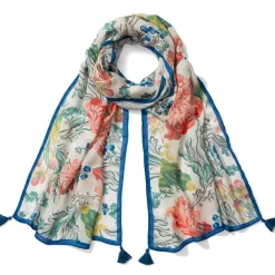 The Met Store European Floral Shawl