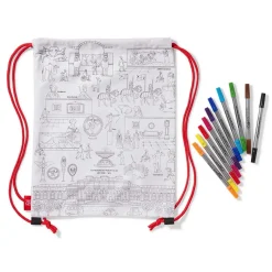 The Met Store Favorite Galleries of The Met Color & Learn Washable Kids' Drawstring Backpack