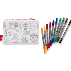 The Met Store Favorite Galleries of The Met Color & Learn Washable Kids' Pencil Case