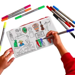The Met Store Favorite Galleries of The Met Color & Learn Washable Kids' Pencil Case
