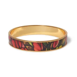 The Met Store Favrile Tulip Enamel Bangle