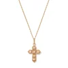 The Met Store Filipino Pearl Cross Pendant Necklace