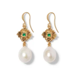 The Met Store French Amor Double-Drop Earrings