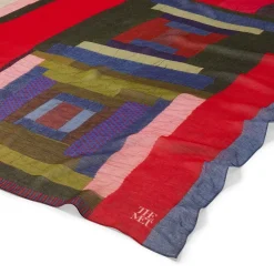 The Met Store Gee's Bend Pettway Quilt Design Oblong Silk Scarf