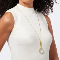 The Met Store Gilded Age Magnifier Pendant Necklace
