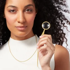 The Met Store Gilded Age Magnifier Pendant Necklace