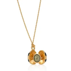 The Met Store Hand-Enameled Egg Pendant Watch