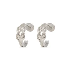 The Met Store Herakles Knot Hoop Earrings